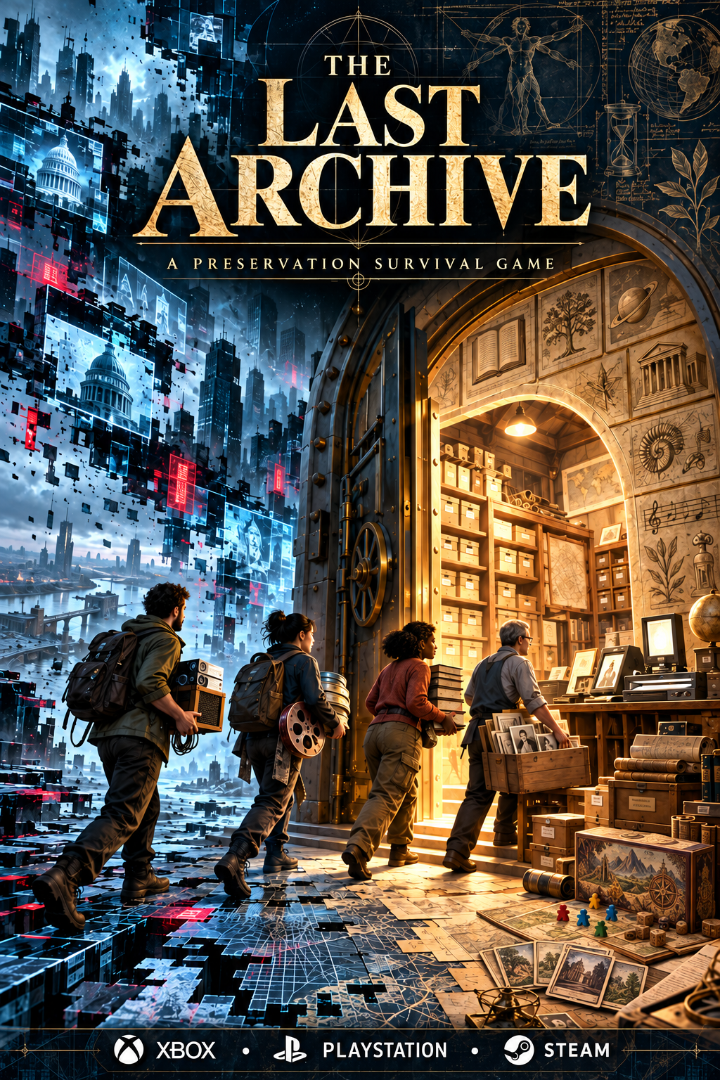 The Last Archive preservation survival game concept art